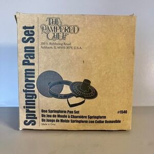 VTG The Pampered Chef Springform Pan Set (#1540) NIB